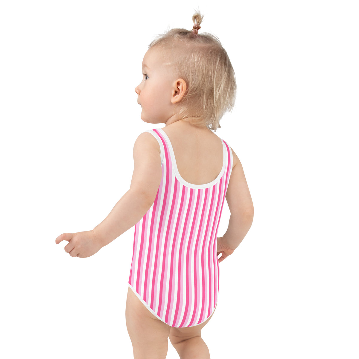 SOFIA KIDS SWIMSUIT - PINK STRIPES