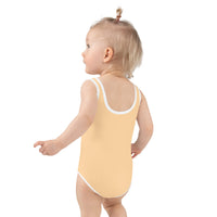 SOFIA KIDS SWIMSUIT - PASTEL MANDARIN