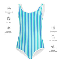 SOFIA KIDS SWIMSUIT - BLUE STRIPES