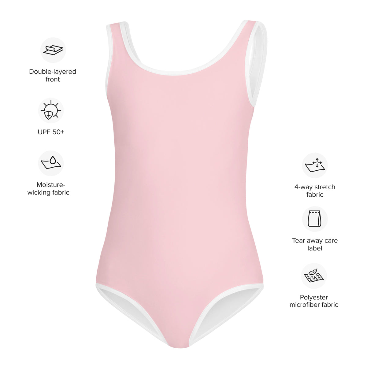 SOFIA KIDS SWIMSUIT - BLUSH PINK