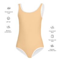 SOFIA KIDS SWIMSUIT - PASTEL MANDARIN