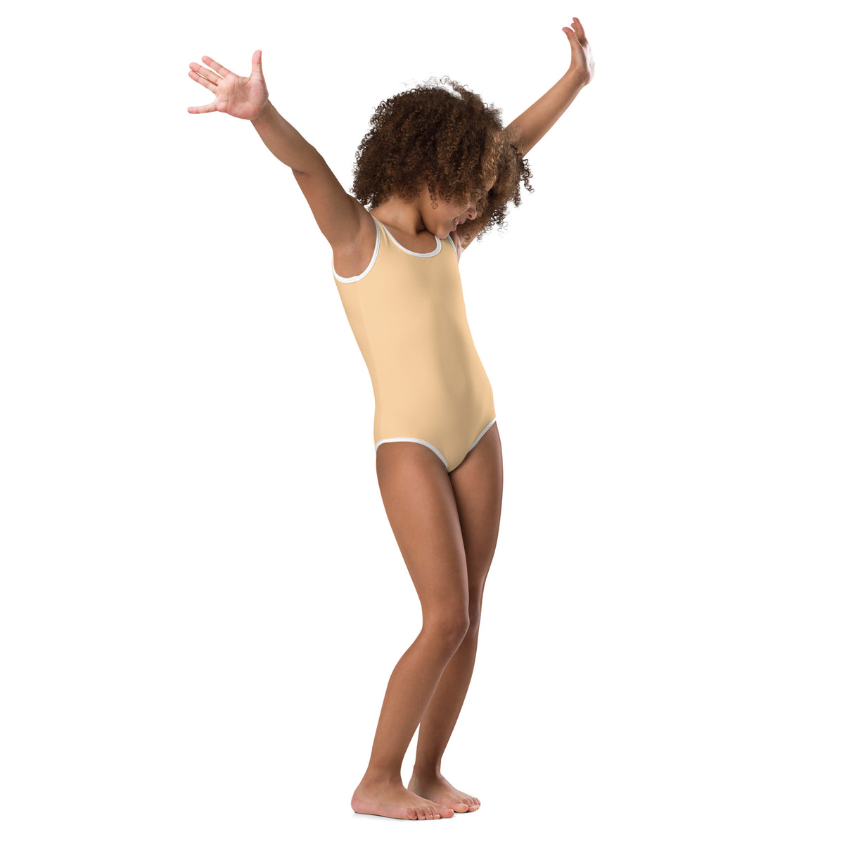 SOFIA KIDS SWIMSUIT - PASTEL MANDARIN