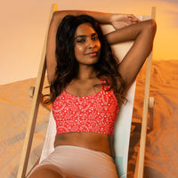 ECOCOLADA SPORTS BRA - GARDEN PARTY RED