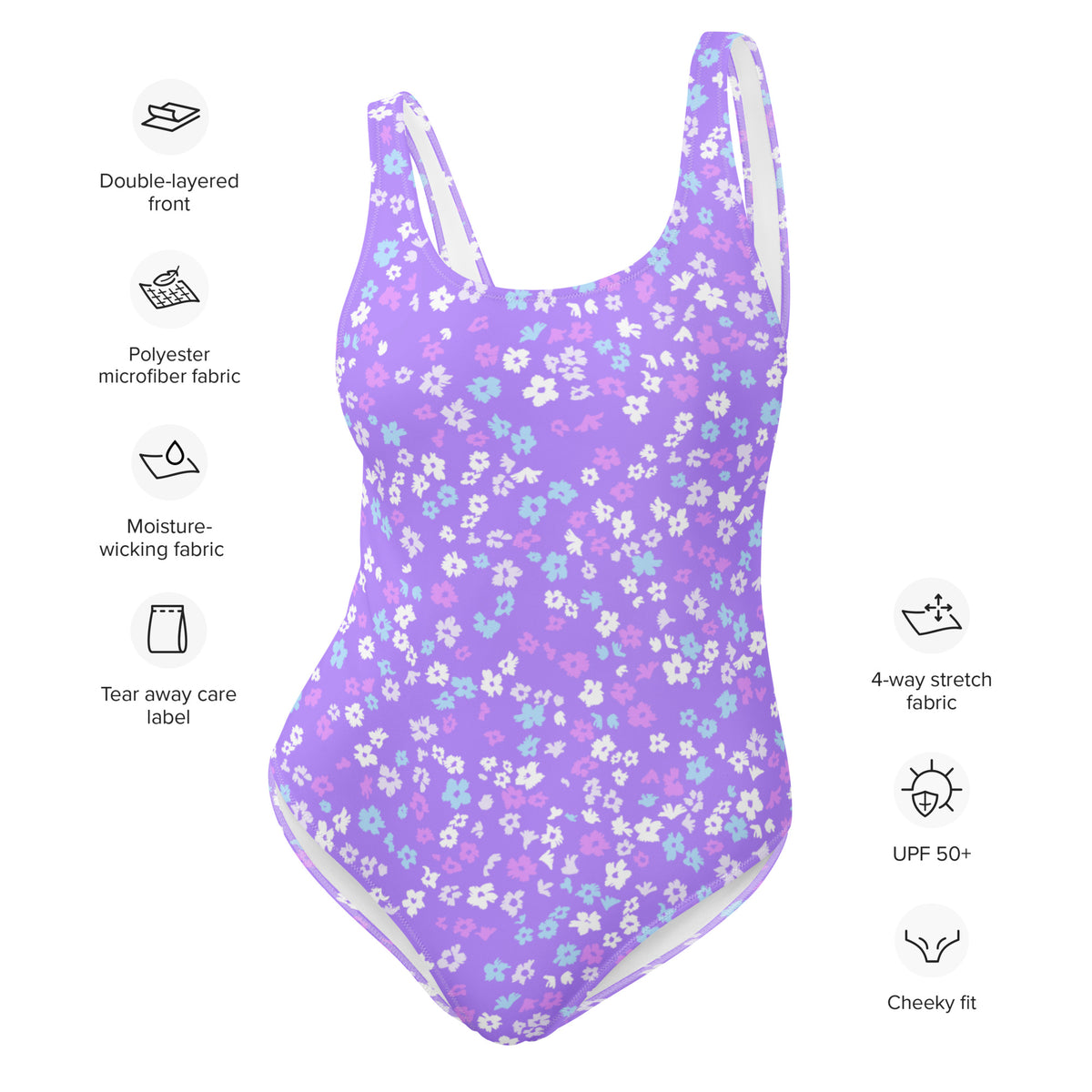 FLORIDA ECO ONE PIECE SWIMSUIT - PURPLE COLADA