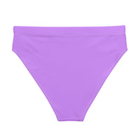 MIAMI ECO HIGH WAISTED BIKINI BOTTOM - CANDY PURPLE