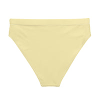 MIAMI ECO HIGH WAISTED BIKINI BOTTOM - BANANA YELLOW