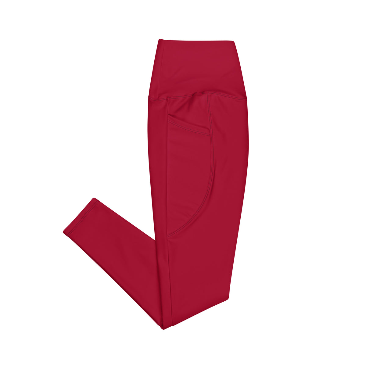 POCKET LEGGINGS - CARMINE