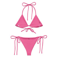 STRING BIKINI SET ECO - ROSE PINK