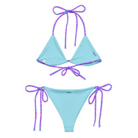 STRING BIKINI SET ECO - GARDEN PARTY PURPLE