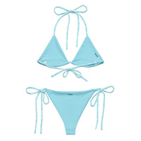 STRING BIKINI SET ECO - GARDEN PARTY SKY