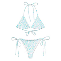 STRING BIKINI SET ECO - GARDEN PARTY WHITE
