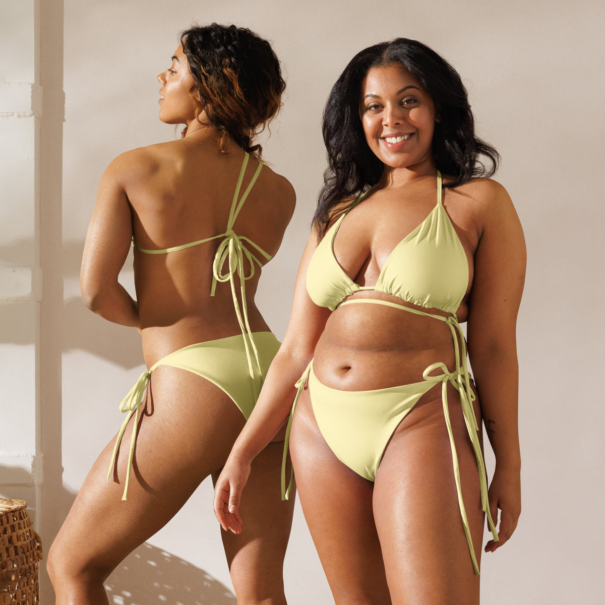 STRING BIKINI SET ECO - BANANA