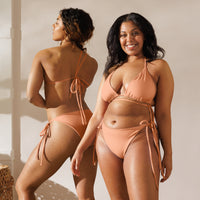 STRING BIKINI SET ECO - PEACHY PINK