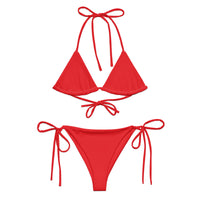STRING BIKINI SET ECO - RED