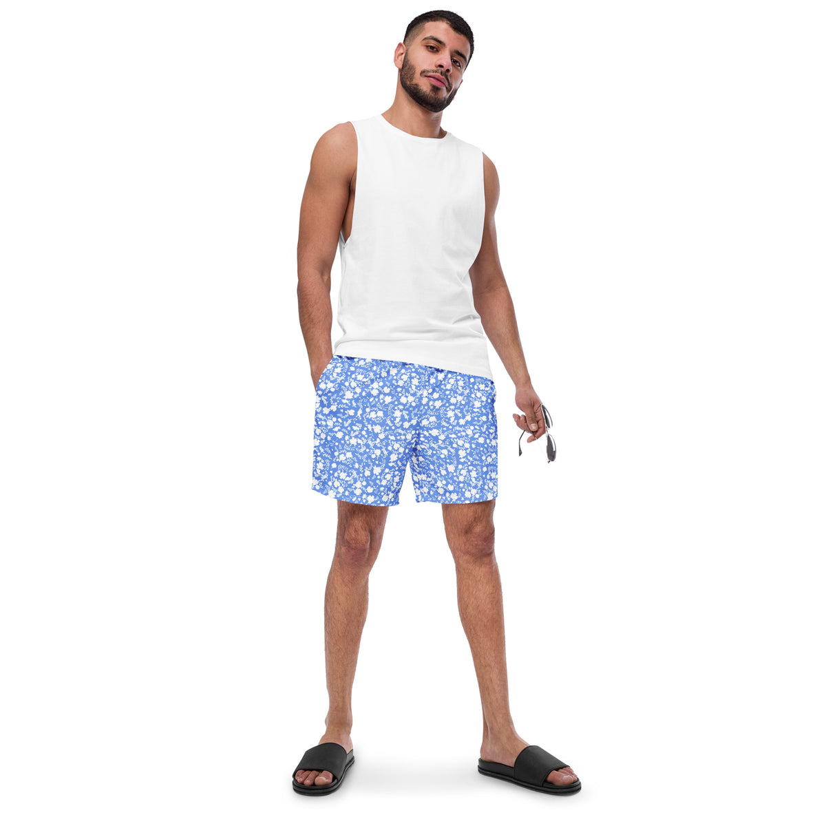 ECO MEN'S SWIM SHORTS | SOFIA GARDEN