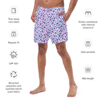 ECO MEN'S SWIM SHORTS | LILAC GARDEN