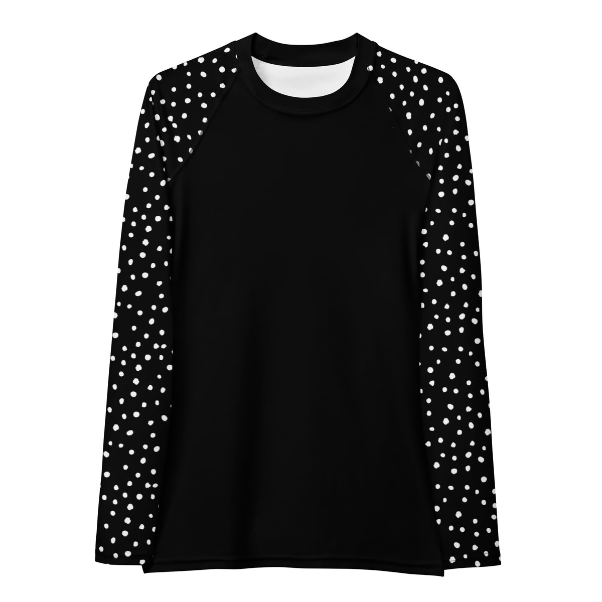 RASH GUARD ECO - BLACK POLKA