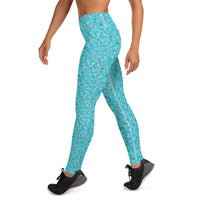 YOGI LEGGINGS - DITSY BLUES