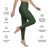 YOGI LEGGINGS - MYRA GREEN