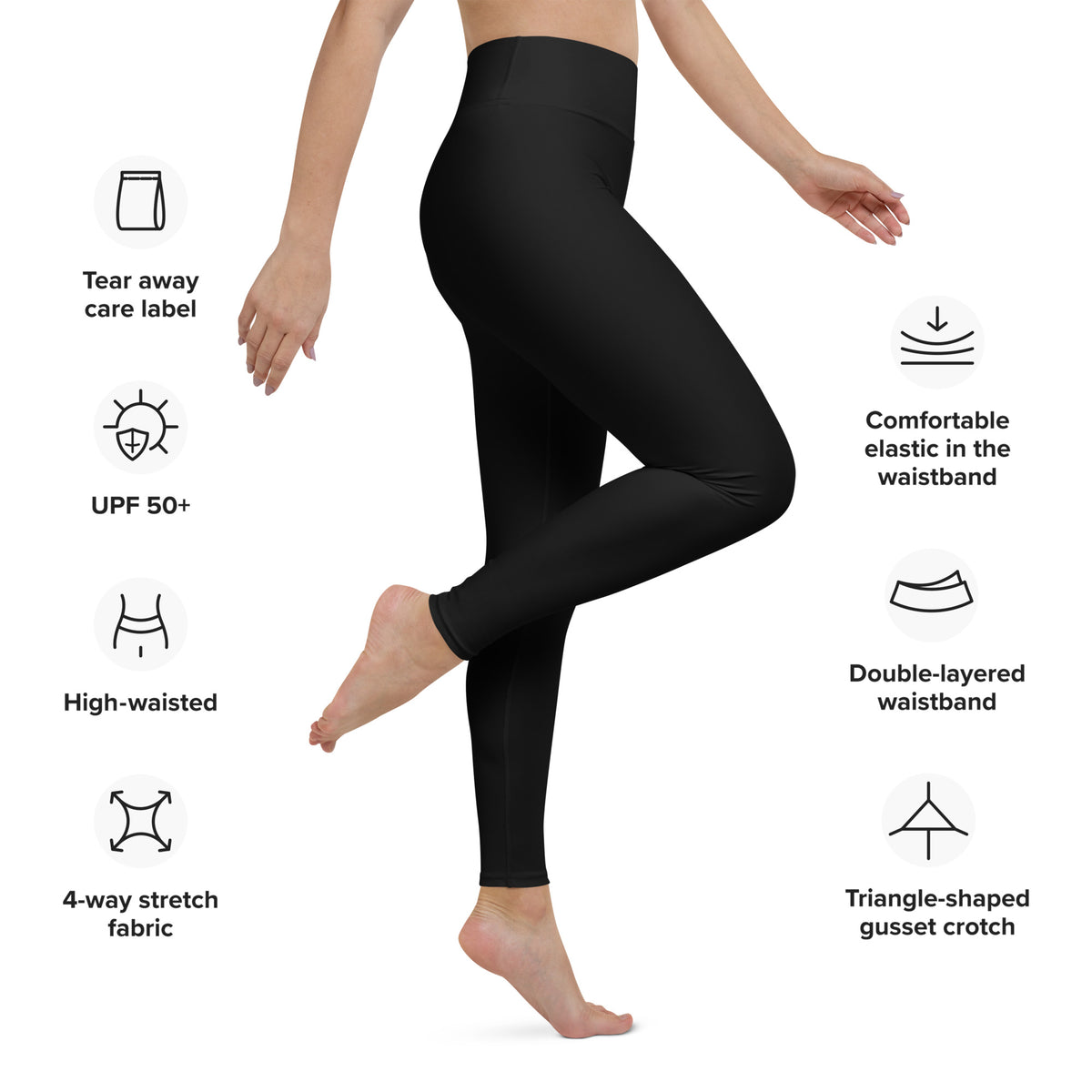 YOGI LEGGINGS - BLACK