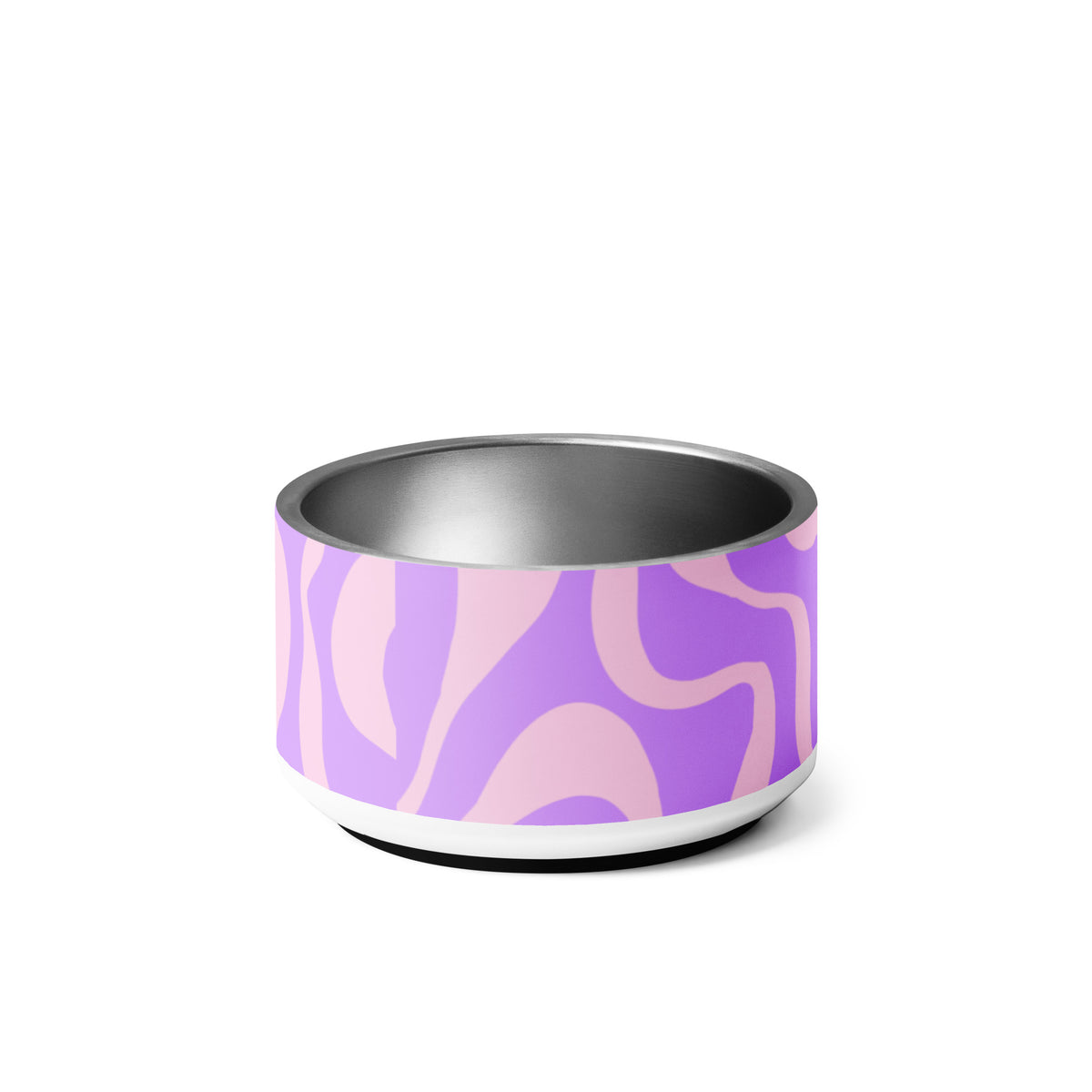 PET BOWL - PURPLE SWIRLS