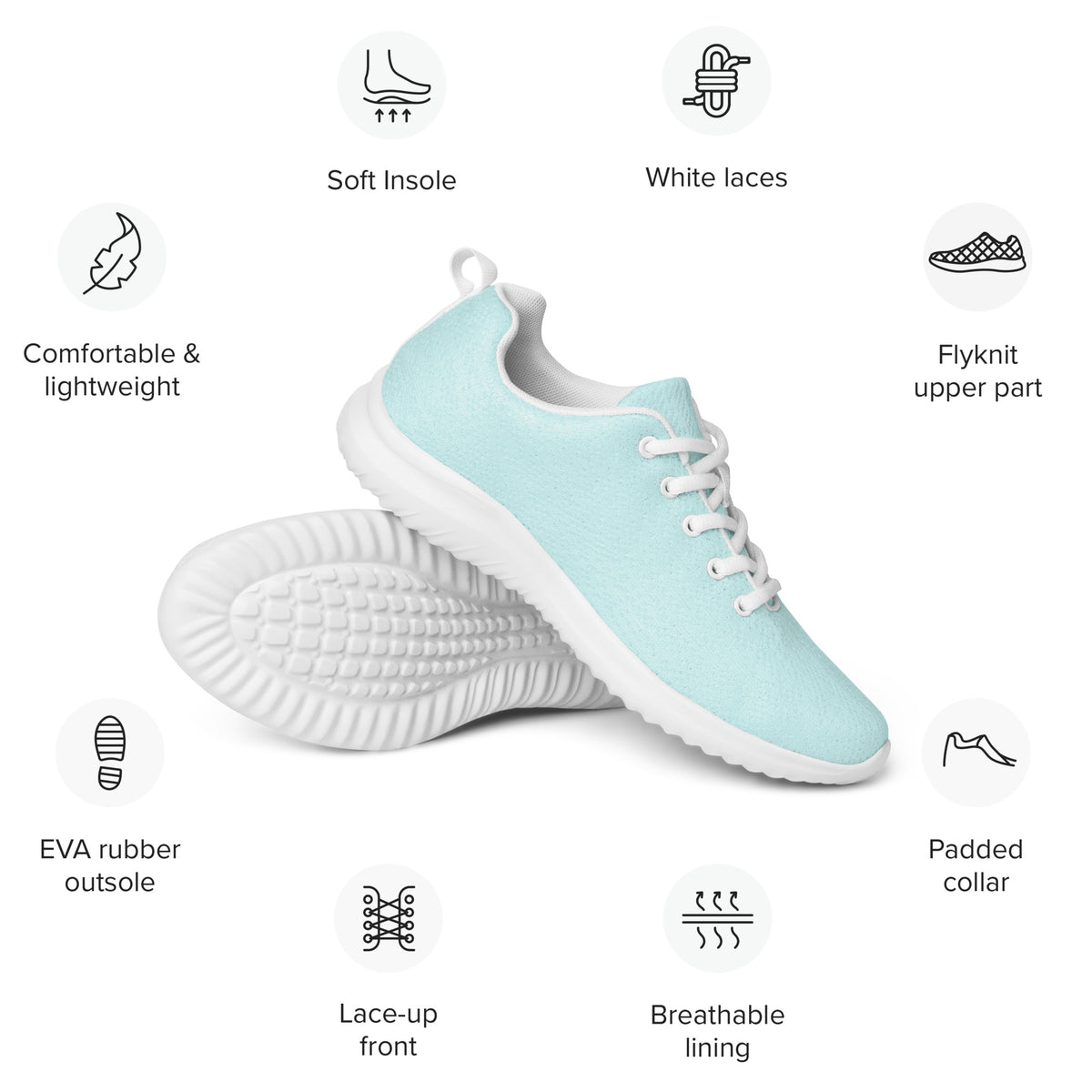 NOGA Women's Sports Shoes - POWDER BLUE