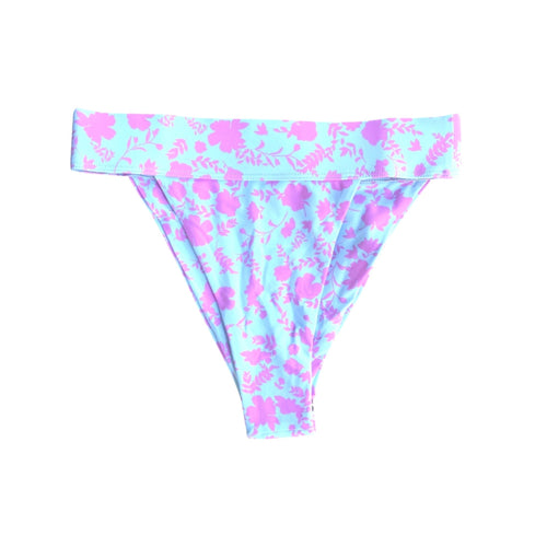 ANNA BIKINI BOTTOMS - OHRID BLOOM - PINKCOLADA