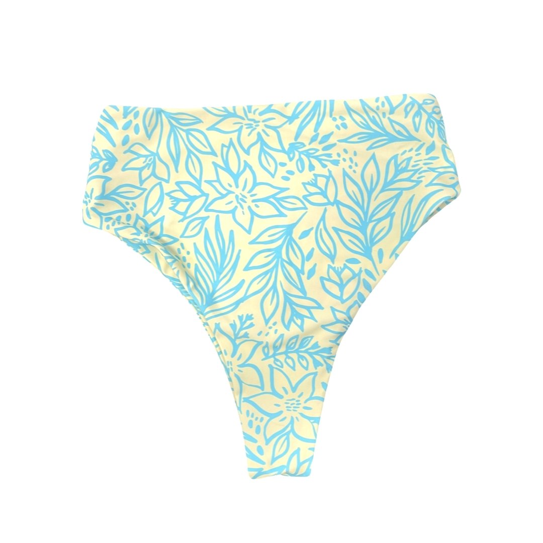 BAUDOUIN BIKINI BOTTOM - BANANA PALMS - PINKCOLADA