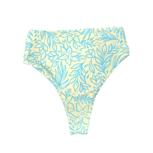 BAUDOUIN BIKINI BOTTOM - BANANA PALMS - PINKCOLADA