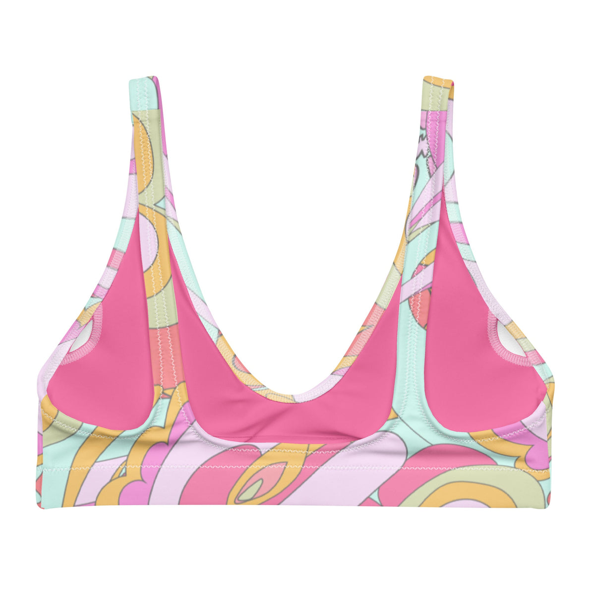 BELLA ECO PADDED BIKINI TOP | PINK DELICA - PINKCOLADA