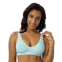 BELLA ECO PADDED BIKINI TOP | POWDER BLUE - PINKCOLADA