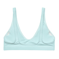 BELLA ECO PADDED BIKINI TOP | POWDER BLUE - PINKCOLADA
