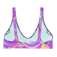 BELLA ECO PADDED BIKINI TOP | PURPLE DELICA - PINKCOLADA