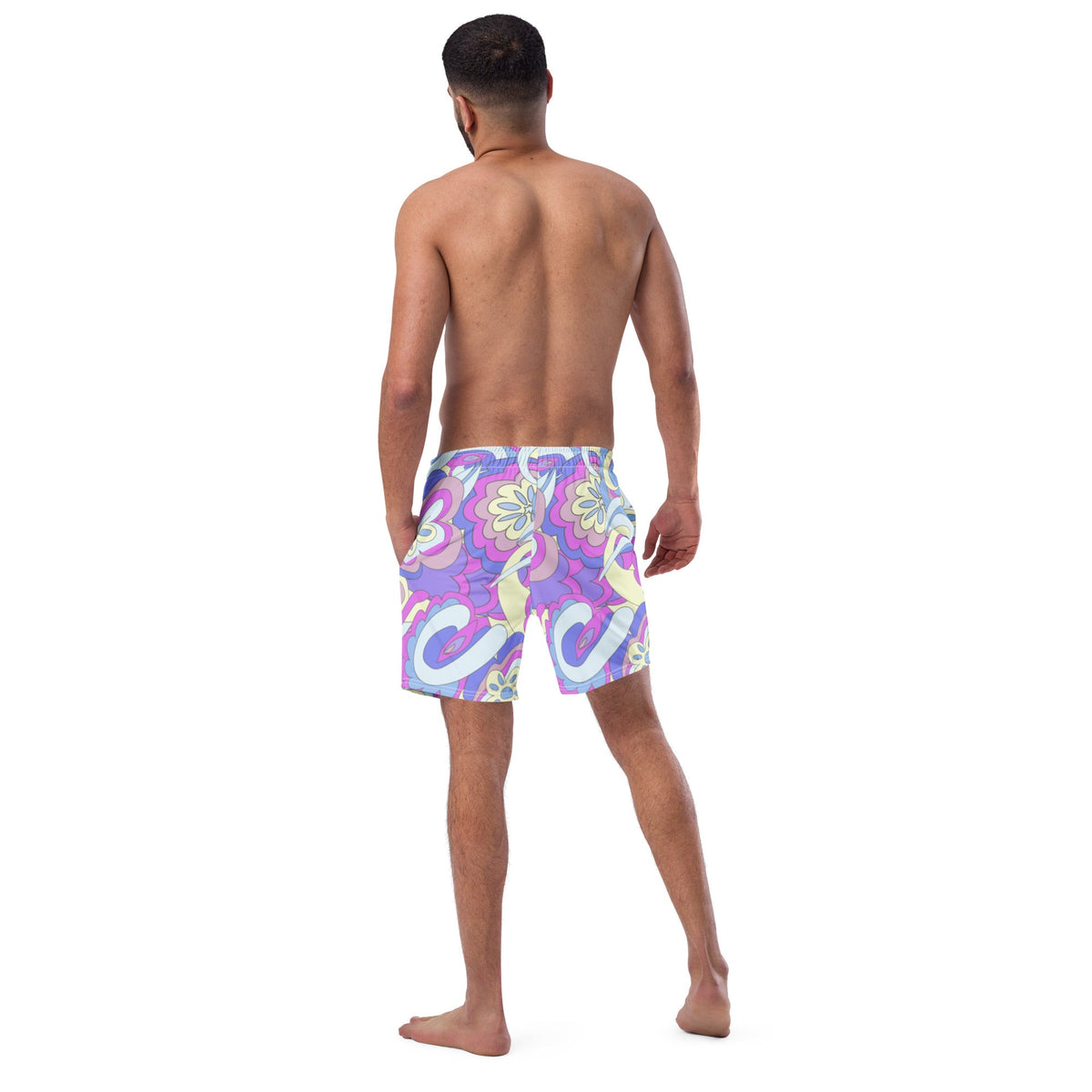 ECO MEN'S SWIM SHORTS | LIMA DELICA - PINKCOLADA