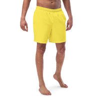 ECO MEN'S SWIM SHORTS | MANGO YELLOW - PINKCOLADA