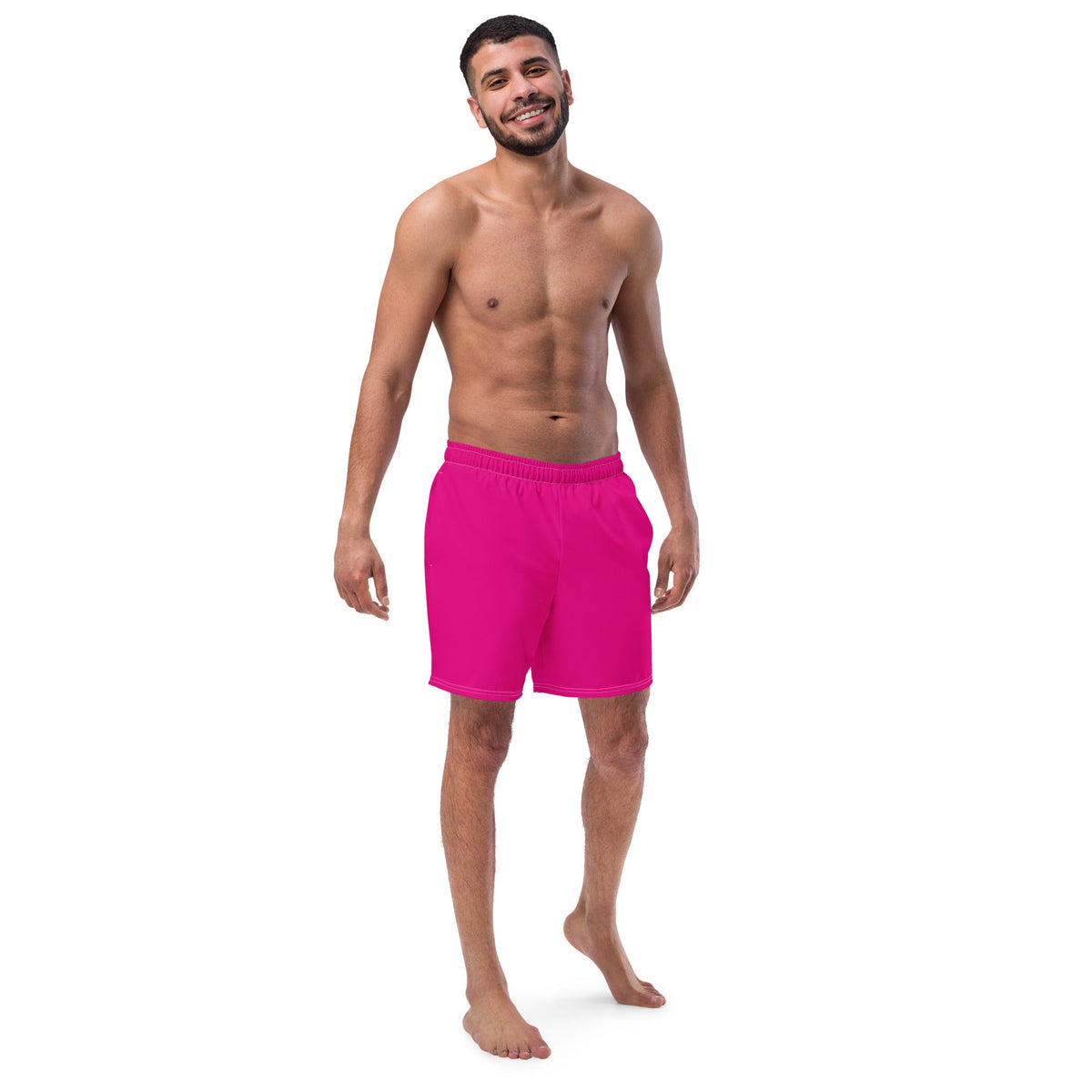 ECO MEN'S SWIM SHORTS | RUBY PINK - PINKCOLADA