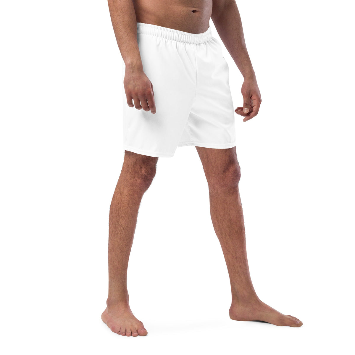 ECO MEN'S SWIM SHORTS | WHITE - PINKCOLADA