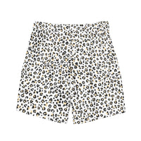 ECO MEN'S SWIM SHORTS | WHITE LEOPARD - PINKCOLADA