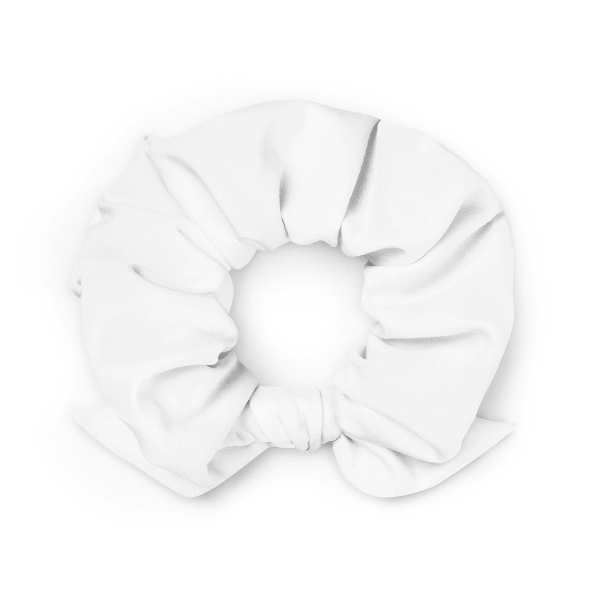 ECO SCRUNCHIE - WHITE - PINKCOLADA