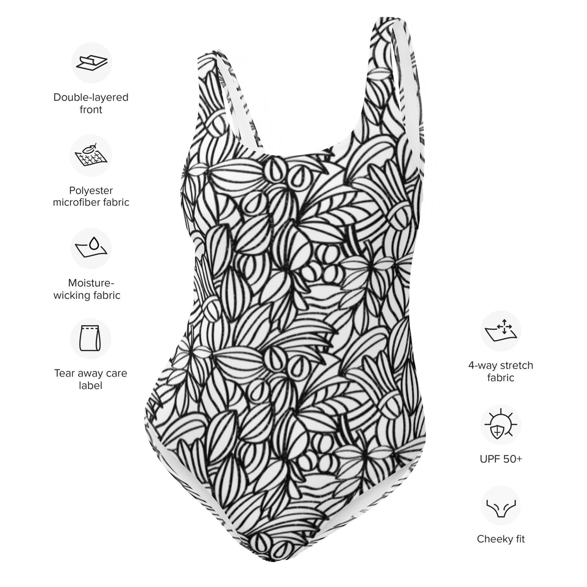 FLORIDA ECO ONE PIECE SWIMSUIT - GEOLLA - PINKCOLADA