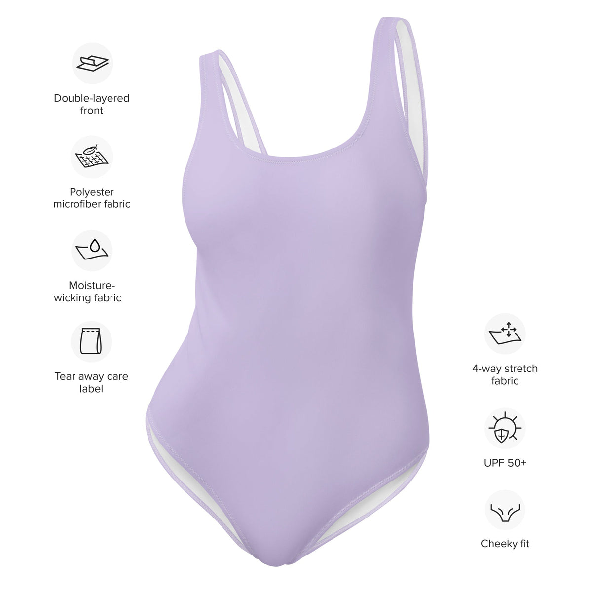 FLORIDA ECO ONE PIECE SWIMSUIT - LAVENDER - PINKCOLADA