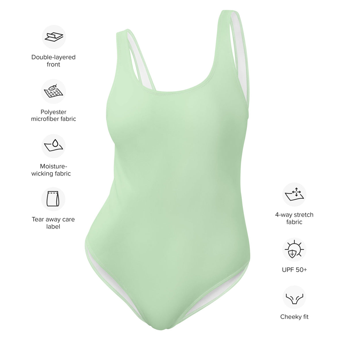 FLORIDA ECO ONE PIECE SWIMSUIT - MINT - PINKCOLADA