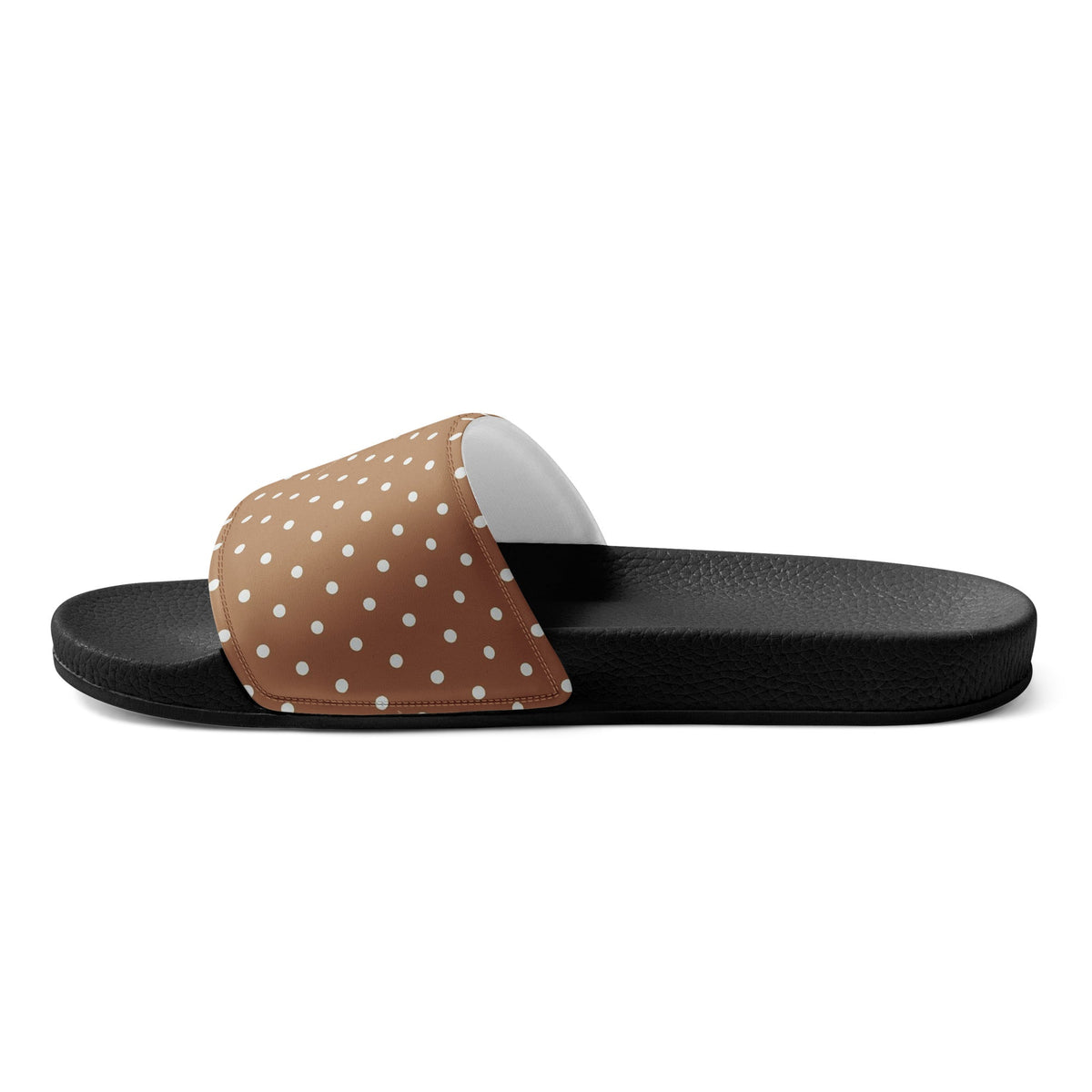 HAWAII WOMEN'S SLIDES - BROWN POLKA - PINKCOLADA