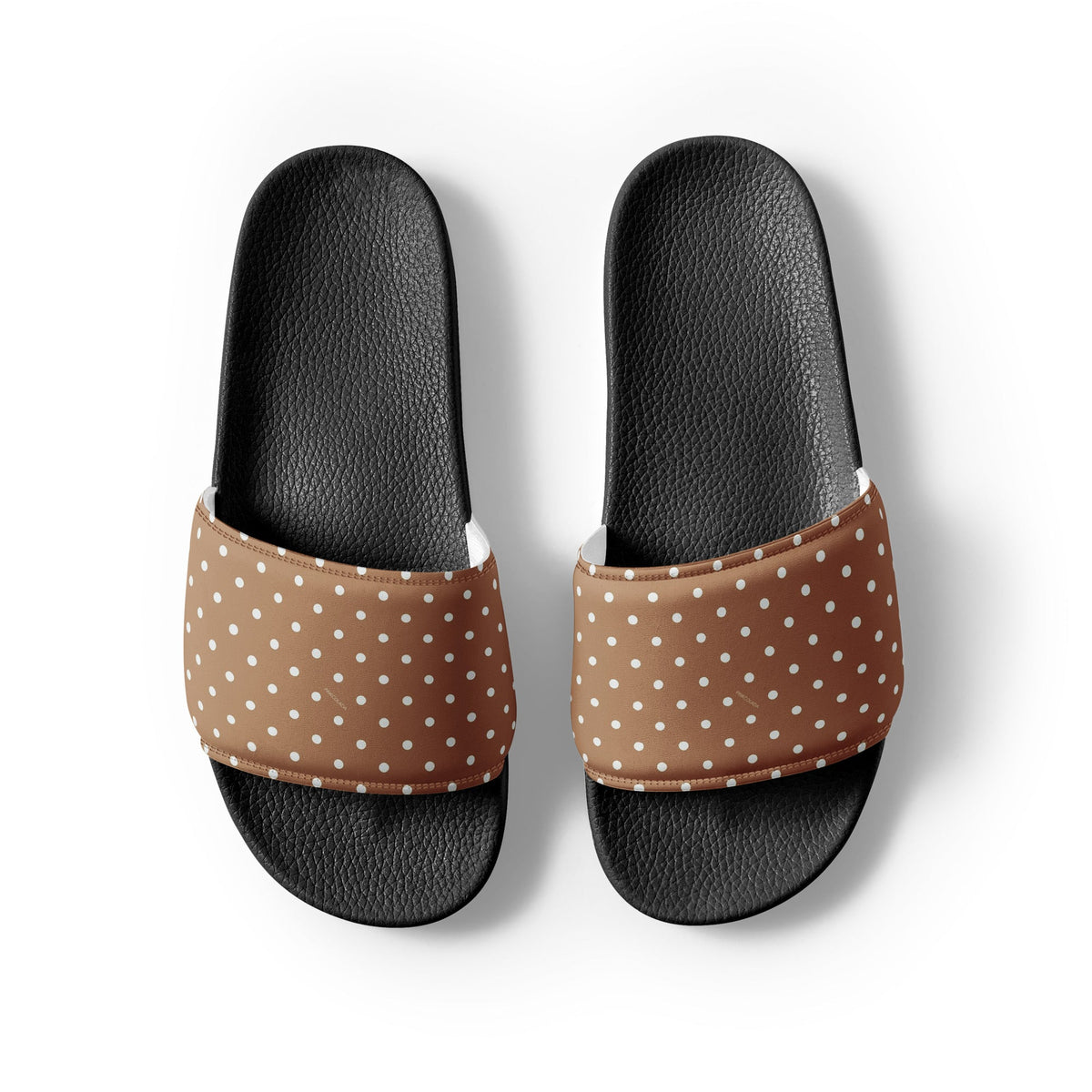 HAWAII WOMEN'S SLIDES - BROWN POLKA - PINKCOLADA