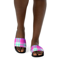 HAWAII WOMEN'S SLIDES - RETROCHECKI - PINKCOLADA