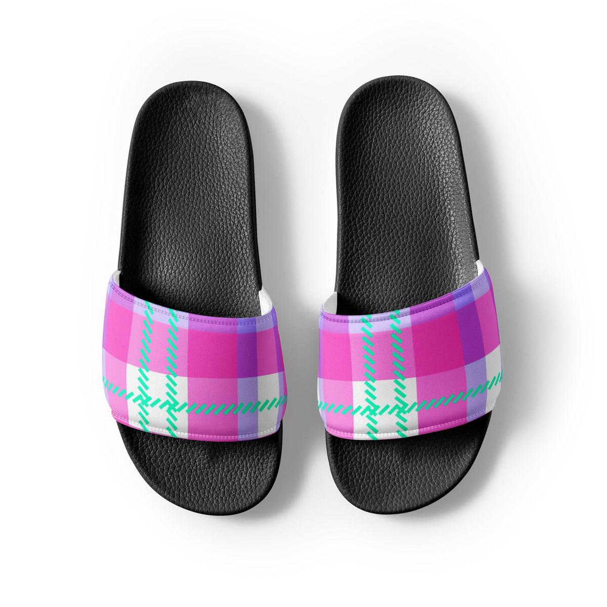 HAWAII WOMEN'S SLIDES - RETROCHECKI - PINKCOLADA