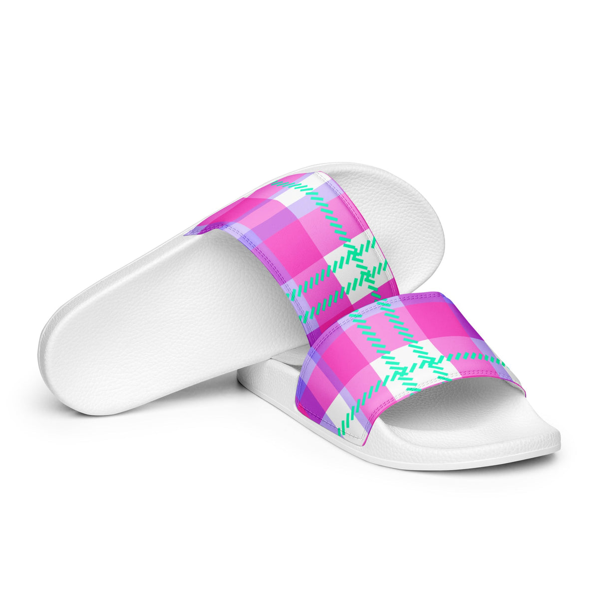 HAWAII WOMEN'S SLIDES - RETROCHECKI - PINKCOLADA