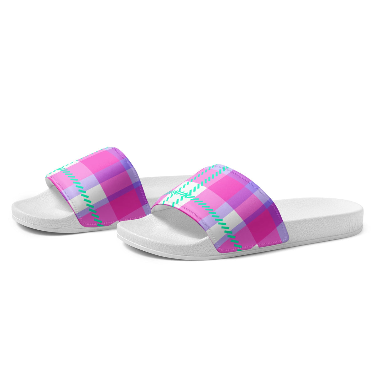 HAWAII WOMEN'S SLIDES - RETROCHECKI - PINKCOLADA