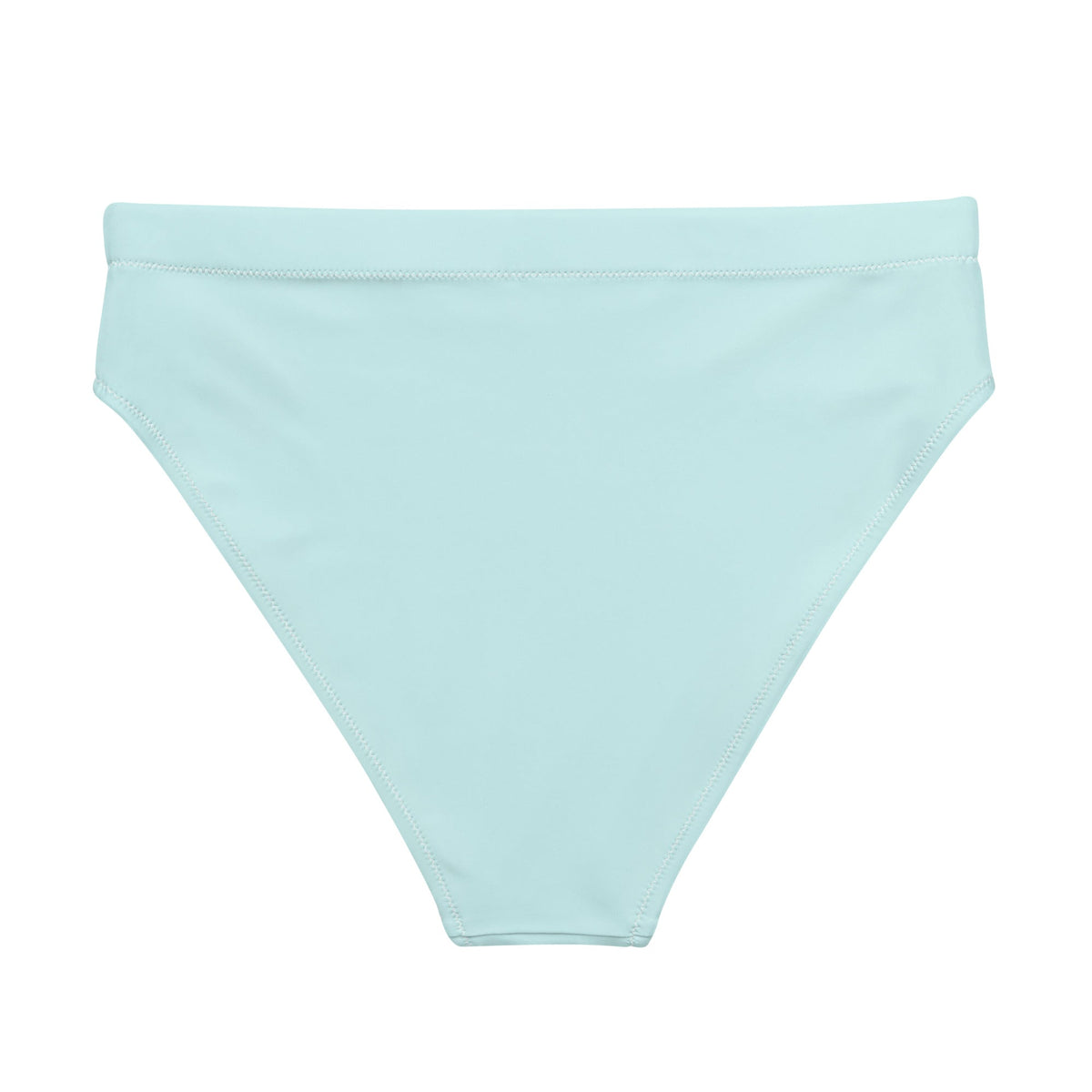 MIAMI ECO HIGH WAISTED BIKINI BOTTOM | POWDER BLUE - PINKCOLADA