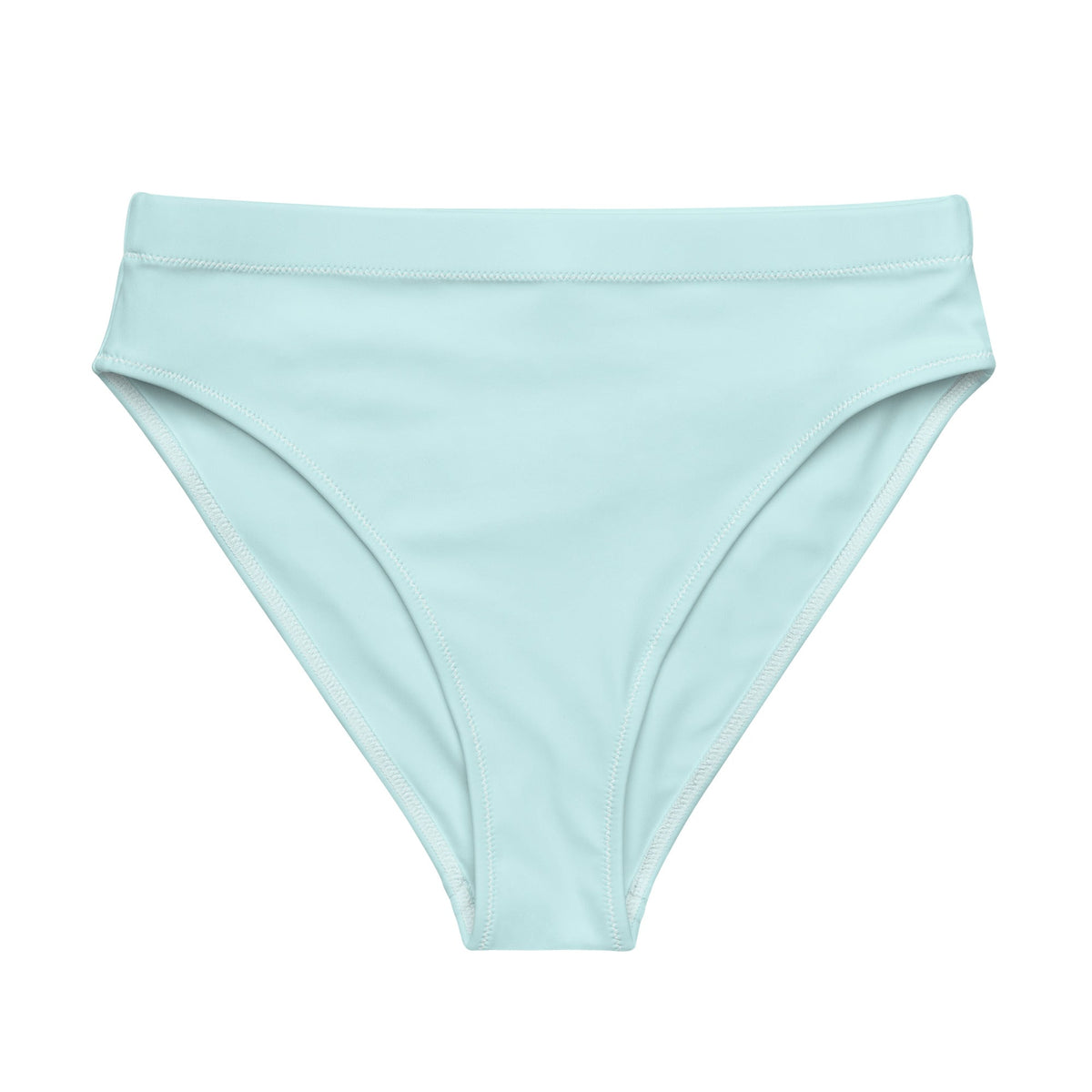 MIAMI ECO HIGH WAISTED BIKINI BOTTOM | POWDER BLUE - PINKCOLADA